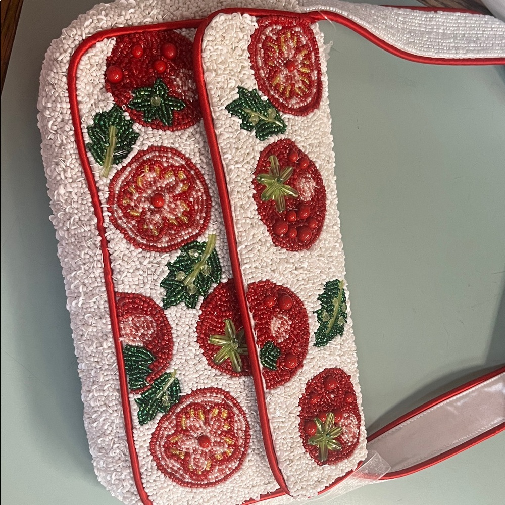 Viral Beaded Tomato Bag 🍅 | Handmade | NWT | Summer Trend 2025
